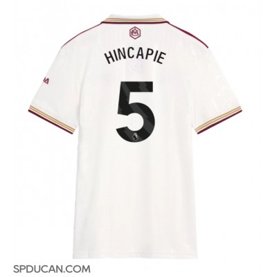 Zenski Nogometni Dres Arsenal Piero Hincapie #5 Rezervni 2025-26 Kratak Rukav Zenski Nogometni Dres Arsenal Piero Hincapie #5 Rezervni 2025-26 Kratak Rukav